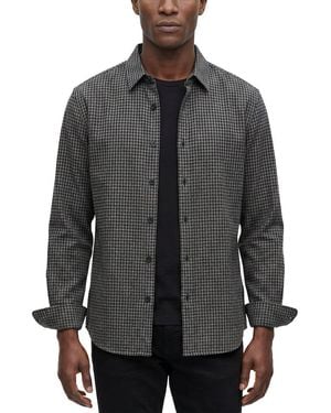 Theory Irving Gingham Shirt - Grey