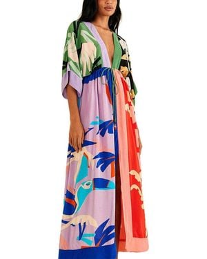 FARM Rio Midi Dress - Red