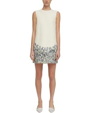 Adam Lippes Ani Wool & Silk-blend Dress - Natural