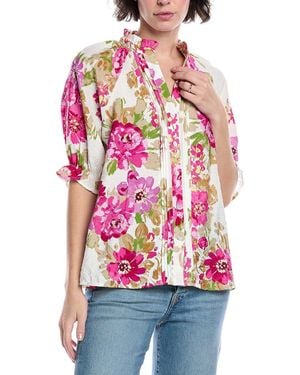 Fate Pintuck Blouse - Pink