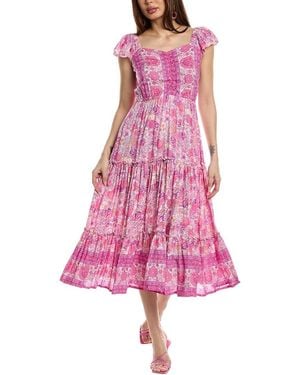 Walker & Wade Luna Midi Dress - Pink