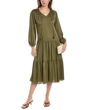 Lafayette 148 New York Mears Dress - Green