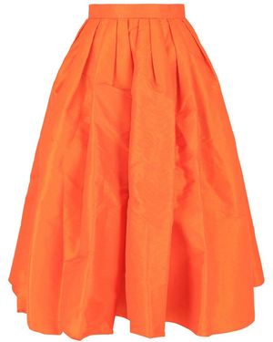 McQueen Midi Skirt - Orange