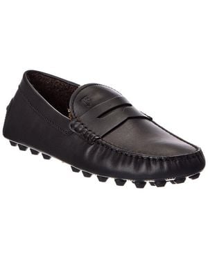 Tod's Leather Loafer - Black