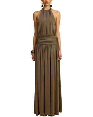 Dilireba Maxi Dress - Brown