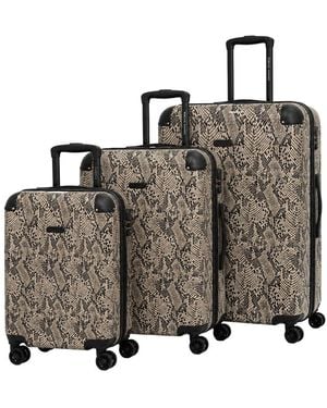 Rebecca Minkoff 3pc Expandable Luggage Set - Brown