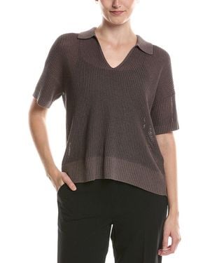 Eileen Fisher Short Sleeve Jumper - Grey