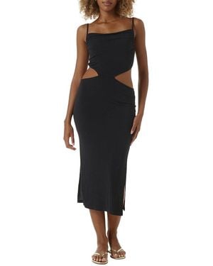 Melissa Odabash Piper Midi Dress - Black