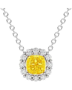 VOWE 14K 1.50 Ct. Tw. Lab-Grown Diamond Necklace - White