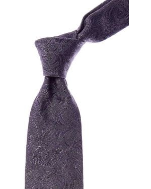 Brunello Cucinelli Silk Tie - Purple
