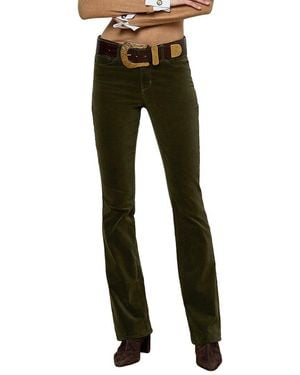 L'Agence Stevie High-Rise Straight Jean - Green