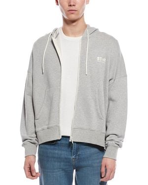 Golden Goose Star Zip Hoodie - Grey