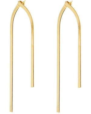 Argento Vivo Silver Dangle Earrings - White