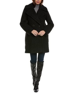 NVLT Boucle Overcoat - Black