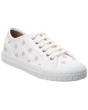 Fendi Domino Canvas Sneaker - White