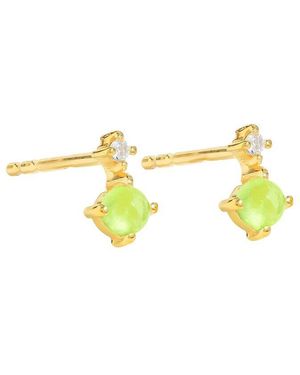TIRAMISU 14K Over 0.14 Ct. Tw. Gemstone Drop Earring - Multicolor
