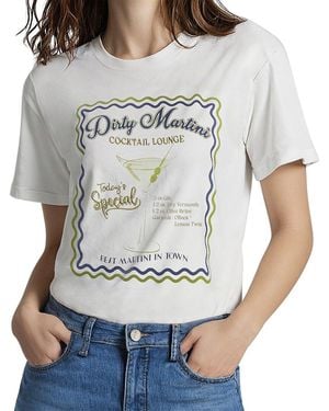 Wildfox Martini Lounge Jammie Top - Gray
