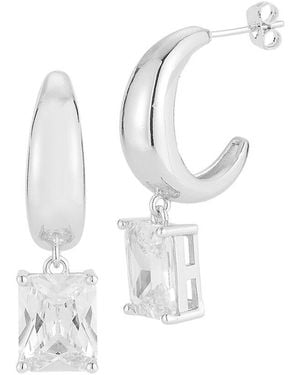 Sphera Milano Cz Earrings - White