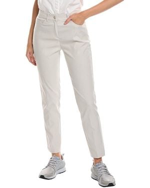 adidas 28.5in Ultimate 5 Pocket Twist Weave Pant - White