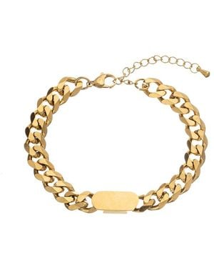 Eye Candy LA Titanium Kinsley Bar Bracelet - Metallic