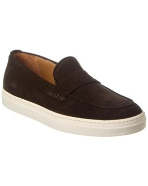 Alfonsi Milano Suede Loafer - Brown