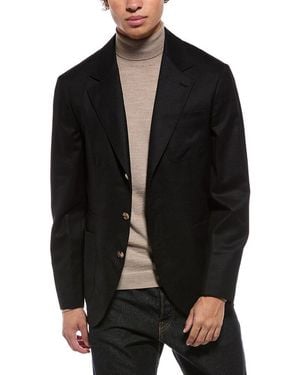 Brunello Cucinelli Wool Blazer - Black