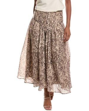 Bardot Hildie High-waist Midi Skirt - Brown