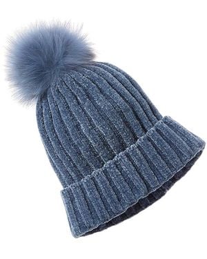 La Fiorentina Chenille Hat - Blue