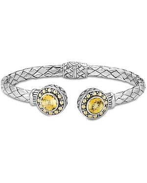 Samuel B. 18K 1.22 Ct. Tw. Citrine Bracelet - White