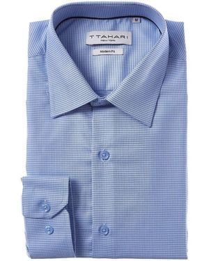 Tahari Modern Fit Dress Shirt - Blue