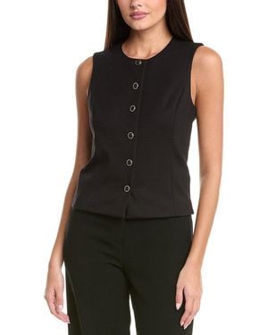 Rag & Bone Irina Button-Up Vest - Black