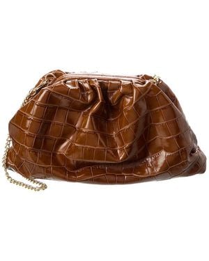Isabella Rossetti Iris Leather Handbag - Brown