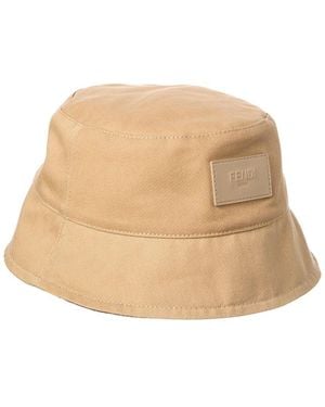Fendi Bucket Hat - Natural