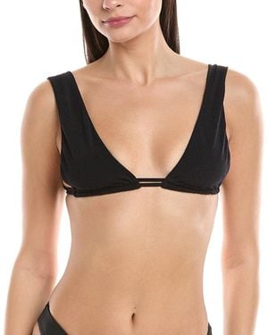 VYB Naomi Adjustable Tunnel Wide Strap Bikini Top - Black