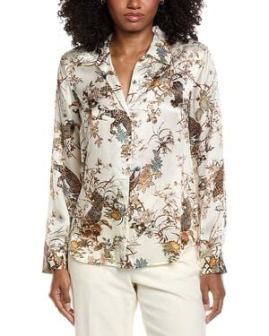 L'Agence Tyler Silk Blouse - Natural