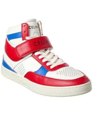 Celine Leather Sneaker - Red