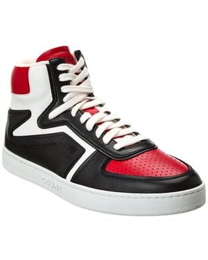 Celine Z Leather High-top Trainer - Red