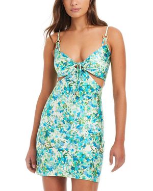 Red Carter Out Of Sight Coverup Dress - Blue