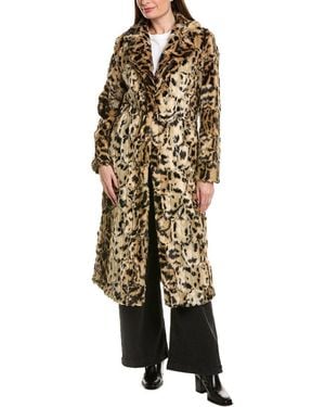 Unreal Fur The Long Song Coat - Metallic