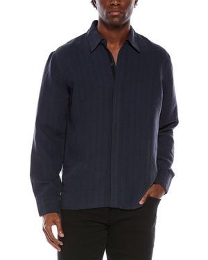 Rag & Bone Dalton Jaquard Shirt - Blue