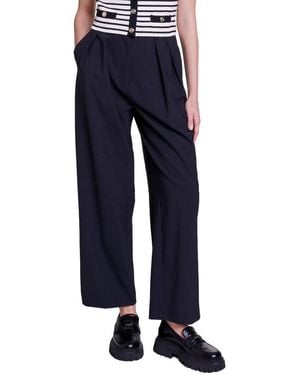 Maje Trouser Pant - Blue