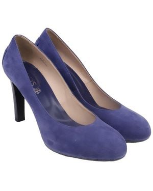 Tod's Suede Pump (Authentic Pre-Loved) - Blue
