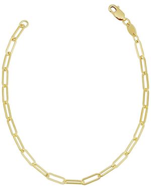 Sabrina Designs 14k Paperclip Chain Bracelet - Metallic