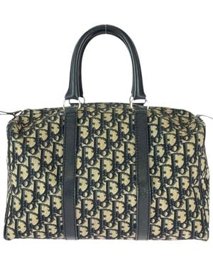 Dior Beige Canvas Trotter Handbag (authentic Pre-loved) - Green