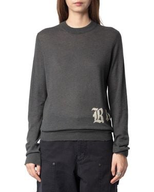 Zadig & Voltaire Ivy Cashmere Jumper - Grey