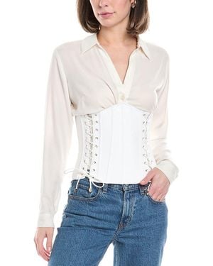 Elisabetta Franchi Corset Top - White