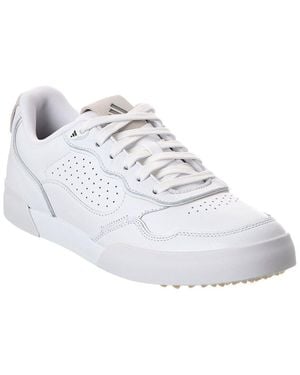 adidas Originals Retrocross 25 Leather Spikeless Golf Shoe - White