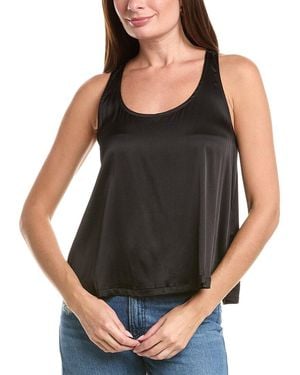 Chaser Brand Silky Woven Rory Tank - Black