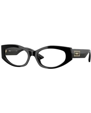 Versace 51Mm Optical Frames - Black