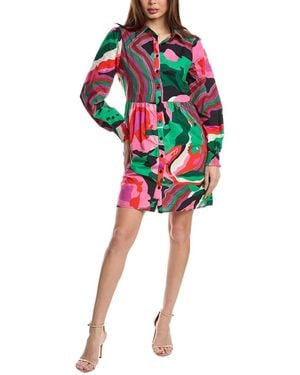 FLORA BEA NYC Tinsley Midi Dress - Red